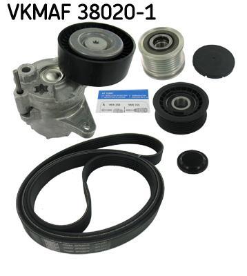 Kit de correias trapezoidais estriadas SKF ref. VKMAF 38020-1